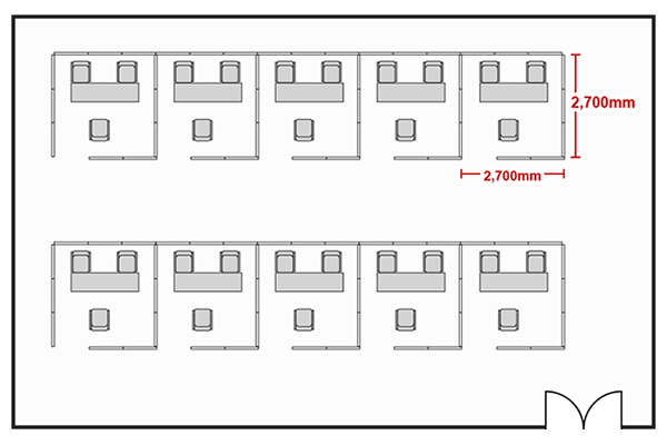 面接レイアウト例
