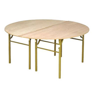 ベニヤ丸テーブル 1500